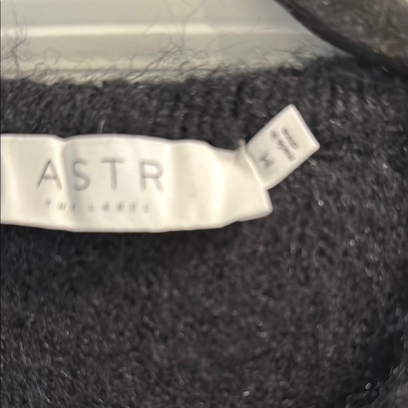 NWT ASTR The Label Black Textured Cardigan with Gold Buttons sz m - Picture 3 of 6